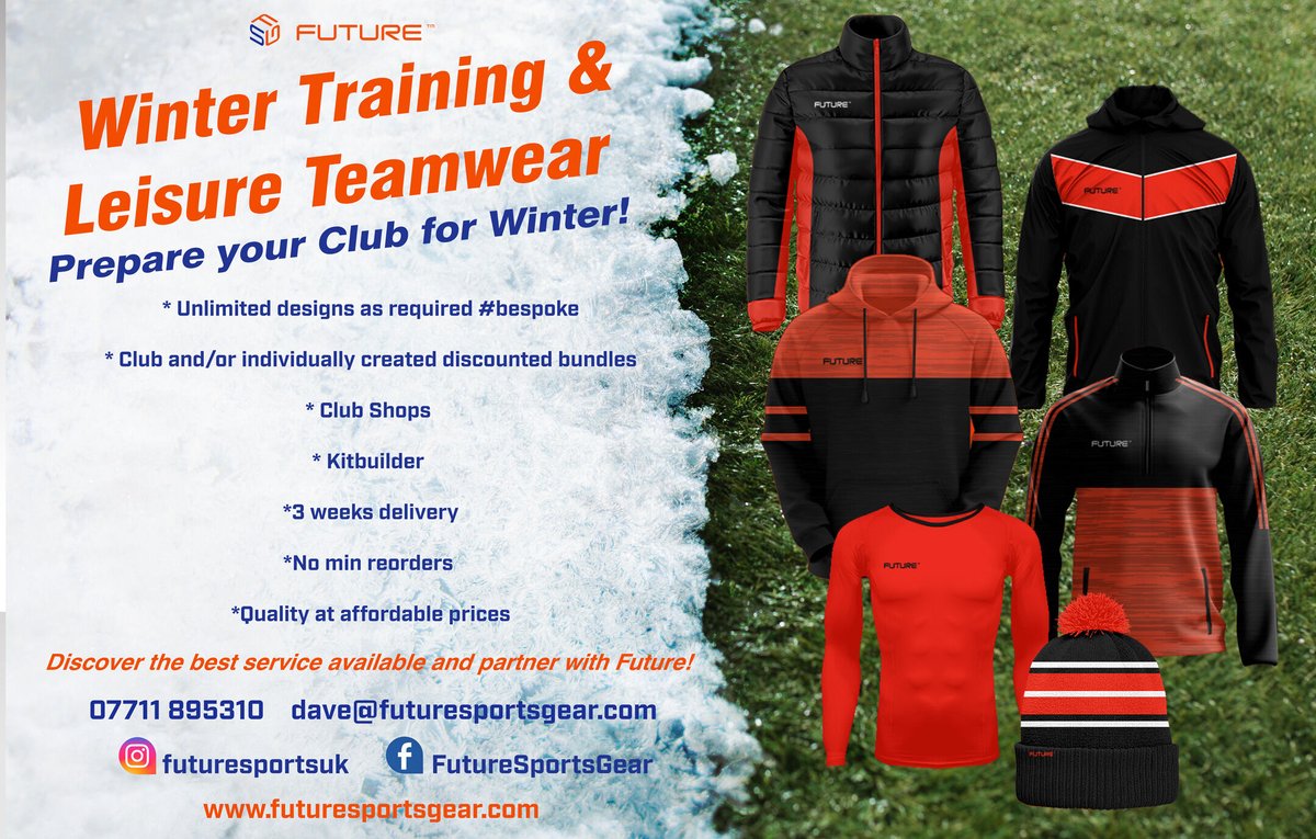 FutureSportsUK's tweet photo. Winter Training and Leisure Wear! Get Future Sports Ready for the  Coming Months! 
#UniqueTeamwear #SportsInnovation #DesignYourOwn #CustomTeamwear #ClubUnity #TeamSpirit #QualityGear #SportsIdentity #FutureKitBuilder #StandOutStyle #AhhordanleQuality #FitnessFashion #FutureSports #SportsGear #GearUp #AffordableActivewear #ElevateYourClub #SportingGoods #FashionSports  Check out our KITBUILDER here - https://t.co/cyjBGgId3P