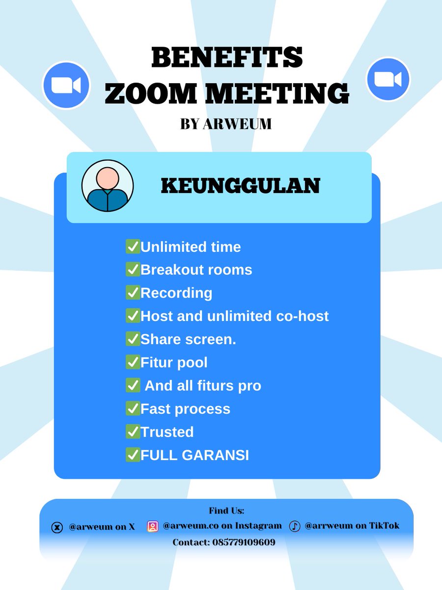 arweum's tweet photo. hai yang mau sewa upgrade zoom pro dengan proses cepat bisa dm order disini yes

#zonauang https://t.co/ZAf5NyjbC6