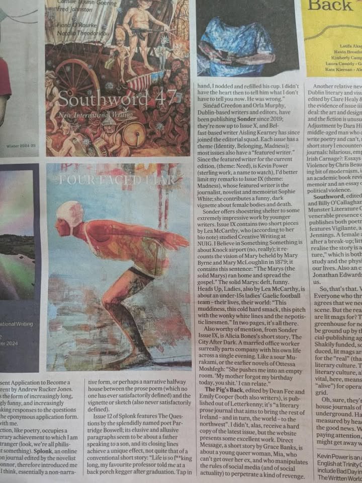 Honoured to be mentioned in <a href="/IrishTimes/">The Irish Times</a> this weekend! Well done to Lea Mc Carthy and Alicia Bones for their special mention 🥰
