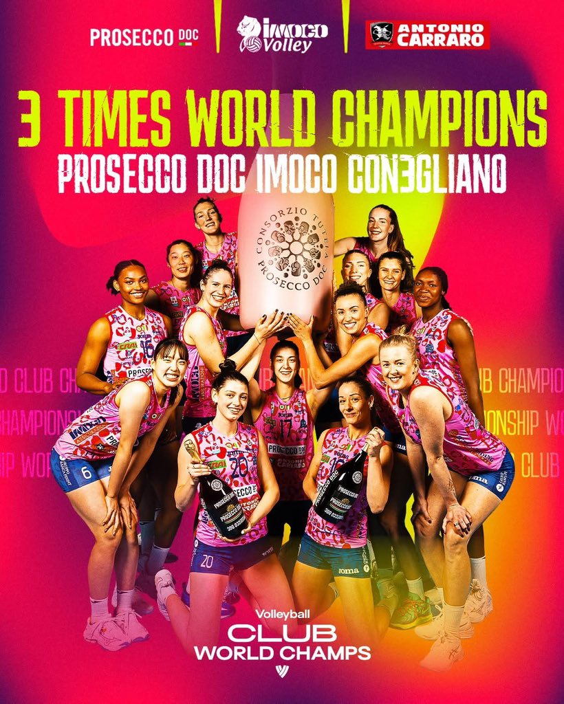 toMMilanello's tweet photo. Cโร SOLO Lโ@ImocoVolley ๐
Hanno vinto il Campionato.
Hanno vinto la Coppa Italia.
Hanno vinto la Supercoppa Italiana.
Hanno vinto la Champions League.
E ora hanno vinto anche il Mondiale per Club.
Nessuno come loro.
Le pantere sono di un altro pianeta.
#CWCH #ClubWorldChamps https://t.co/atC6mhZ9x7