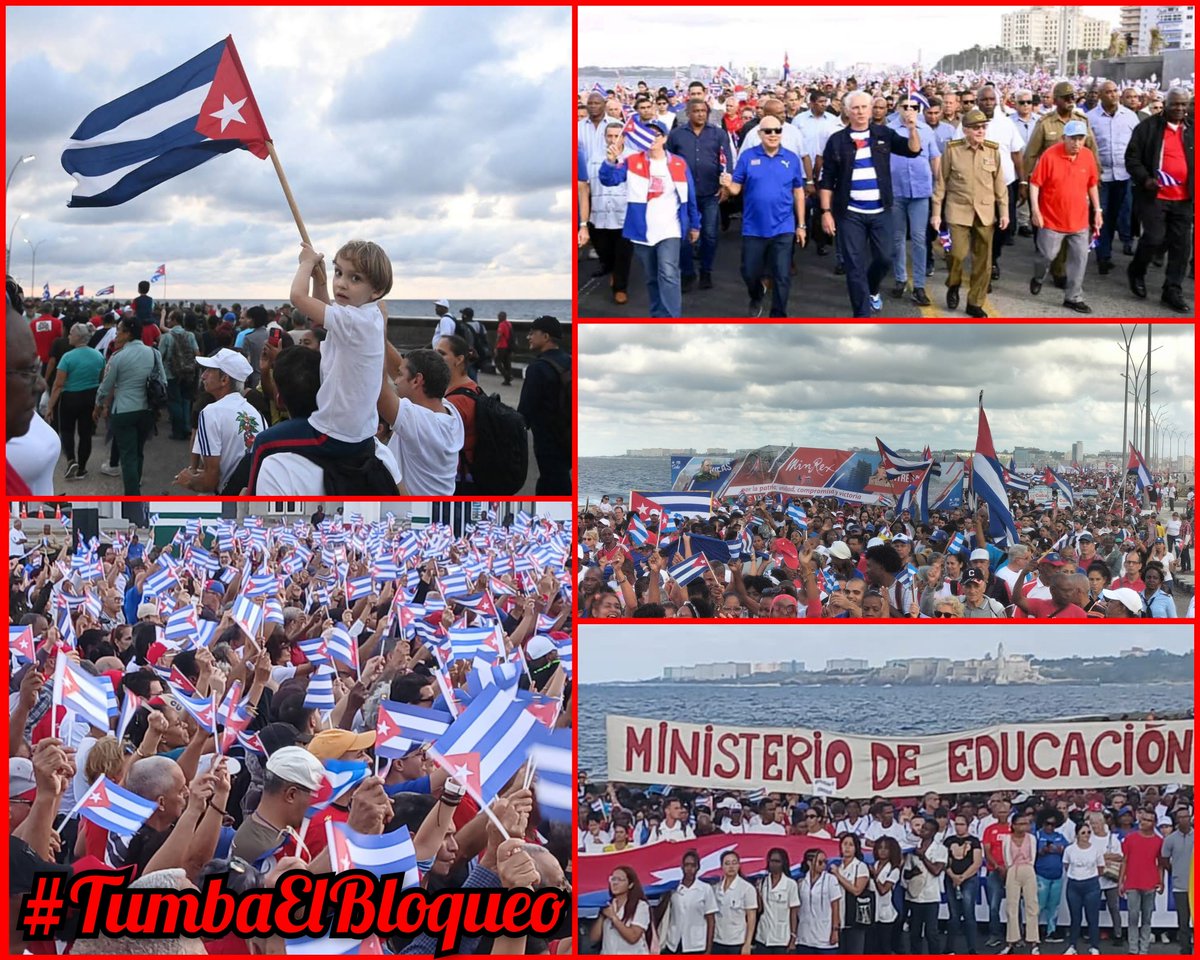 "Orgullosos de ser cubanas y cubanos"
💯🇨🇺🇨🇺🇨🇺
#CubaEsRevolución 
🇨🇺🇨🇺🇨🇺🇨🇺🇨🇺
#TumbaElBloqueo 
<a href="/PartidoPCC/">Partido Comunista de Cuba</a> 
<a href="/DiazCanelB/">Miguel Díaz-Canel Bermúdez</a> 
<a href="/DrRobertoMOjeda/">Dr. Roberto Morales Ojeda</a> 
<a href="/MMarreroCruz/">Manuel Marrero Cruz</a> 
<a href="/UJCdeCuba/">UJC de Cuba</a> 
<a href="/minalcuba/">Ministerio de la Industria Alimentaria de Cuba</a> 
<a href="/MINSAPCuba/">Ministerio de Salud Pública de Cuba</a> 
<a href="/CubaMined/">MINED</a> 
<a href="/mi/">Yee</a>