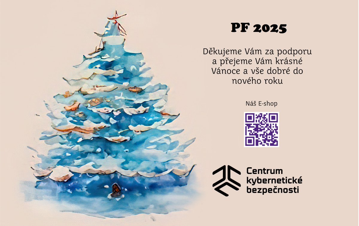 Děkujeme Vám za podporu našich projektů a aktivit a přejeme Vám krásné vánoční svátky a vše dobré do nového roku @Kybercentrum @Kybersoutez. #BudKyber