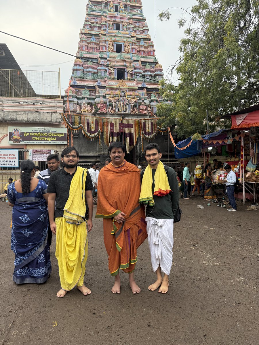 NarsimhaBhatt Pujari Shri Kshetra Ganagapur (@narsimha_bhatt_) on Twitter photo Today my X follower Mr Krishna Sandilya <a href="/krishnasandily2/">krishna sandilya</a> with his brother from Bengaluru came for Ganagapur Darshan and for Seva , Gurudev Datta 🙏🏻🙏🏻🙏🏻 Today my X follower Mr Krishna Sandilya <a href="/krishnasandily2/">krishna sandilya</a> with his brother from Bengaluru came for Ganagapur Darshan and for Seva , Gurudev Datta 🙏🏻🙏🏻🙏🏻