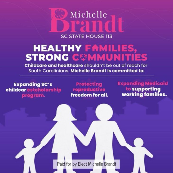 Tommasina Says Join BlueSky 🦅💙🐈⬛ (@tommasinaresist) on Twitter photo South Carolina voters, special election for State House District 08 is Jan. 21.
Michelle Brandt <a href="/michelleforsc/">Michelle Brandt</a>
is the best choice. She'll work for YOU.
Elect her to the State House.
Follow. Volunteer. Donate. Vote.
Find out more here:
Michelleforsc.com
#USDemocracy South Carolina voters, special election for State House District 08 is Jan. 21.
Michelle Brandt <a href="/michelleforsc/">Michelle Brandt</a>
is the best choice. She'll work for YOU.
Elect her to the State House.
Follow. Volunteer. Donate. Vote.
Find out more here:
Michelleforsc.com
#USDemocracy