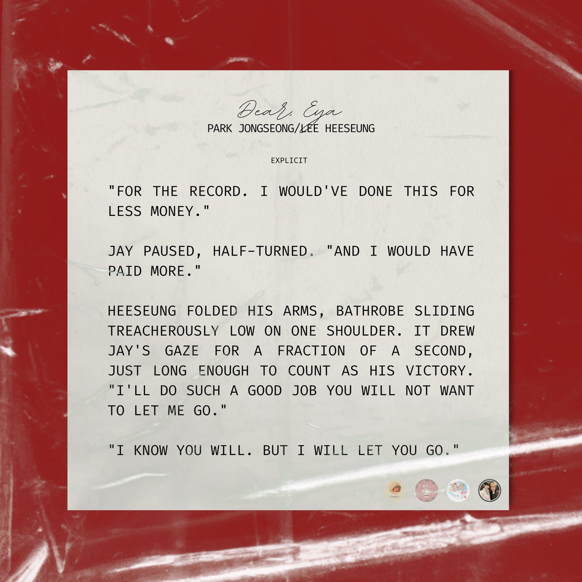 enhyprompt's tweet photo. ㅤ
𝗬𝗼𝘂𝗿 𝗽𝗿𝗲𝘁𝘁𝘆 𝗹𝗶𝘁𝘁𝗹𝗲 𝘁𝗵𝗶𝗻𝗴.
ㅤ
a parcel for @cheeyutos 🖤 
📦 https://t.co/ebSPn5BE58
ㅤ https://t.co/EuNcTJJD5g