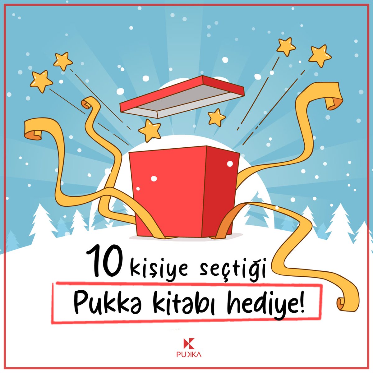Herkese merhaba. Yılbaşı çekilişi ile sizlerleyiz. 10 kişiye bir kitabımızı hediye ediyoruz.🎉

Şartlarımız; Bizi takip etmek, yoruma merak ettiğiniz kitabımızı yazmak ve RT atmak.✨(Kazananlar yorumlarda duyurulacak)

Sağlıklı, mutlu ve başarılarınızla dolu bir yılınız olsun.🎄