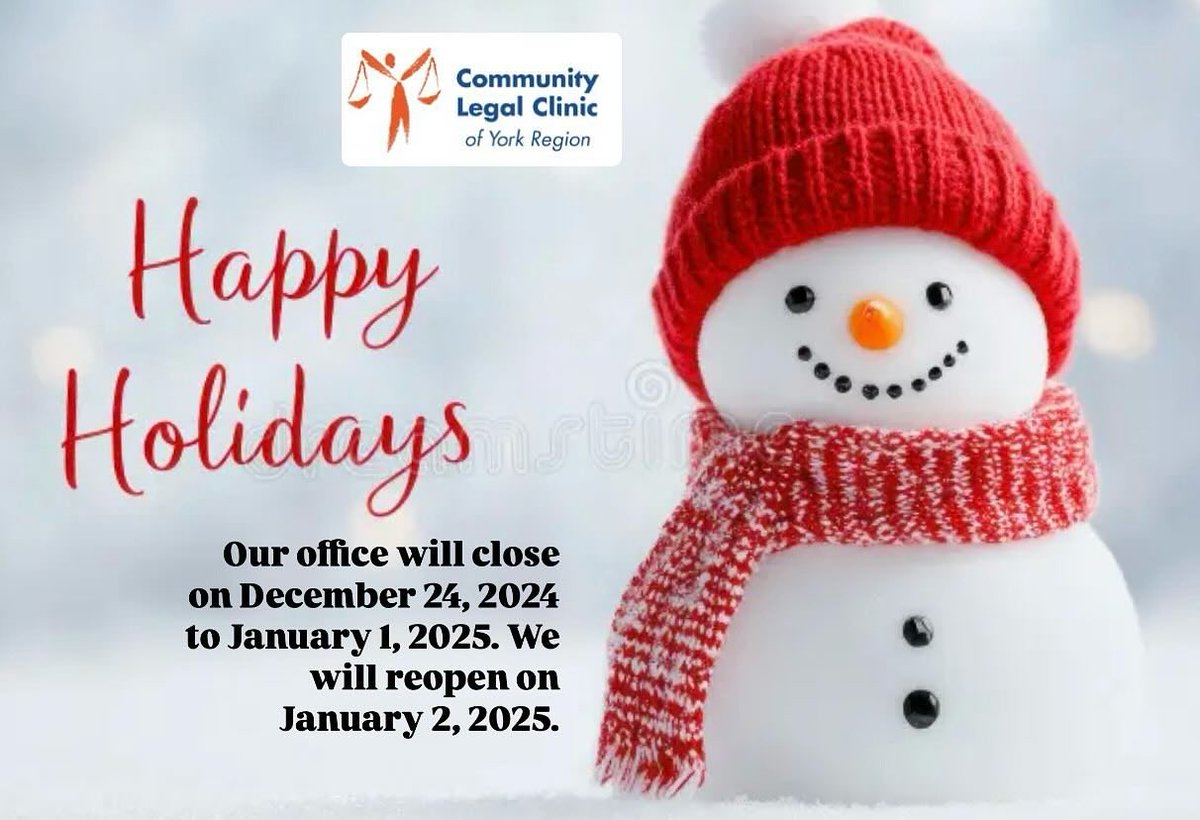Community Legal Clinic of York Region (@legalclinicyr) on Twitter photo 