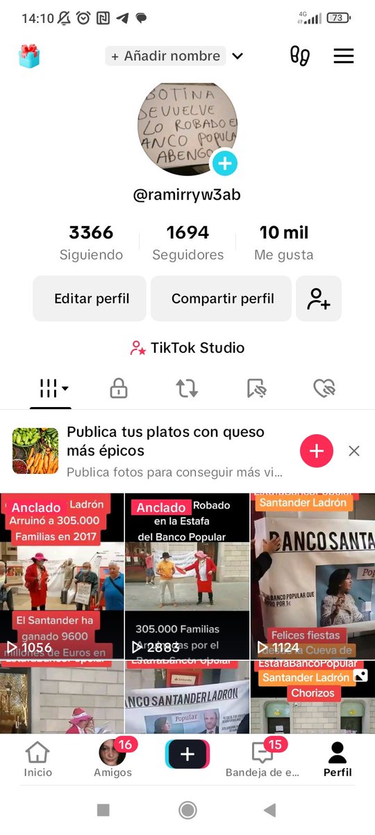 luisjav44152468's tweet photo. #EstafaBancoPopular Más de 7 años y medio del Mayor Expolio Bancario, 7 años reclamando Nuestros Ahorros y haciendo el trabajo que no hacen los medios de Información , seguiremos informando del Expolio,por tuiter y tik tok... https://t.co/scZeVEJY6V