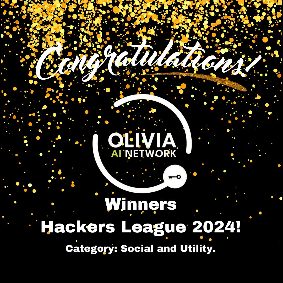 emmy_cryptt's tweet photo. ๐ Congrats to @Olivia_Network for winning the TON Hackathon in the Social and Utility category! ๐
Your innovation is redefining blockchain utilityโexcited for whatโs next! ๐ก๐
#TONHackathon #OliviaAI https://t.co/KzSALwO4oc