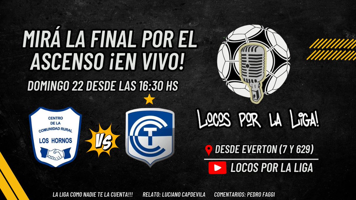 LuuCapdevila's tweet image. 🔥LA FINAL LA VES CON NOSOTROS 📲
La Liga como nadie te la cuentaaa 🎙️

youtube.com/live/ej6olluQD…