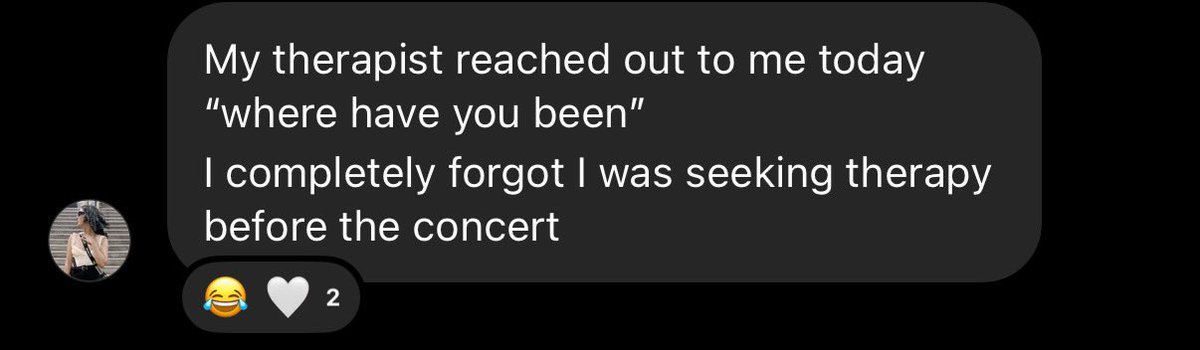 Biaina's tweet photo. POV: The concert healed you so well you forgot therapy was a thing. @theweeknd https://t.co/qPvSonXqyZ