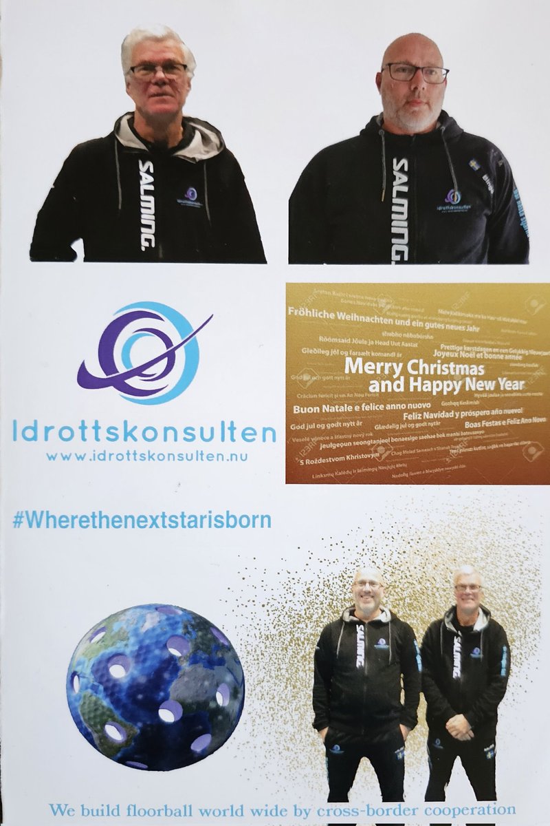 Då tar vi julledigt efter ett fantastiskt innebandy år 2024. Ett 2024 där vi inte bara utbildat spelare och tränare i många klubbar och lag men också i flera olika länder genom det vi kallar -"Samarbete över gränserna"

#innebandy #floorball <a href="/IFF_Floorball/">IFF</a> <a href="/Innebandy_no/">Innebandy.no</a> <a href="/SVTSport/">SVT Sport</a>