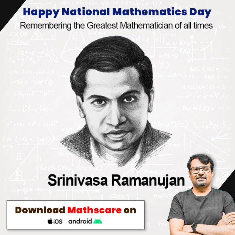 Happy Mathematics Day! 
Celebrating the genius of Srinivasa Ramanujan on his birthday. His groundbreaking contributions still inspire today. Math powers tech, medicine, finance, and more,our world wouldn’t function without it! ✨ #MathematicsDay #SrinivasaRamanujan #MathMatters