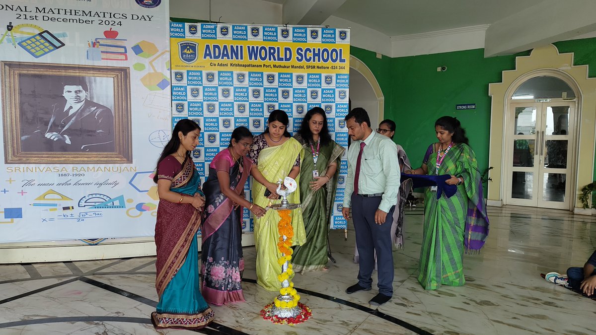 awsnlr's tweet photo. "Math Fest was a blast! ✨ Students showcased amazing projects, and with support from our Chief Guest Ms. Palepu Sarala and Principal Ms. Shobha Mishra, the event was a huge success! Parents made it unforgettable. #MathFest #FutureMathematicians #ParentSupport" https://t.co/XN4PSQyRvh
