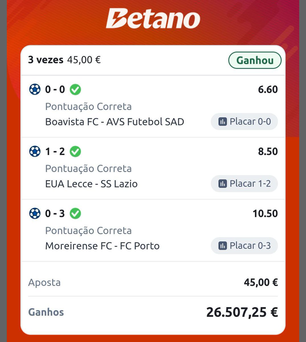 murilo0085's tweet image. Boletos de pagamento anteriores
Não fique para trás e apresse-se💥👑☘️
Ganhar é sempre garantido com pontuação correta, link na Bio do meu perfil 🔞🇵🇹🇧🇷🍀

#sportsbetting #jogar #betano #aposta #apostasonline