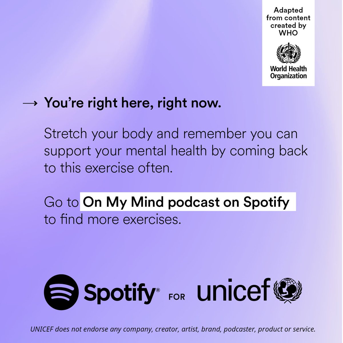 🎉Děkujeme všem, kteří se s námi letos vydali na cestu s podcastem „On My Mind“! Díky partnerství mezi Spotify a UNICEF tisíce mladých posluchačů získaly informace a podporu, jak zkoumat své pocity a svěřit se druhým. ➡️ spotify.com/ourmindsmatter
#OurMindsMatter #OnMyMind