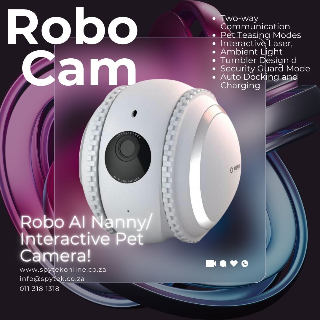 SpytekSA's tweet image. ⁠
IP Smart Robot Camera⁠
⁠
#PetCamera #SmartRobot #InteractivePetCam #PetTeasingModes #HomeSecurity #SpyTek