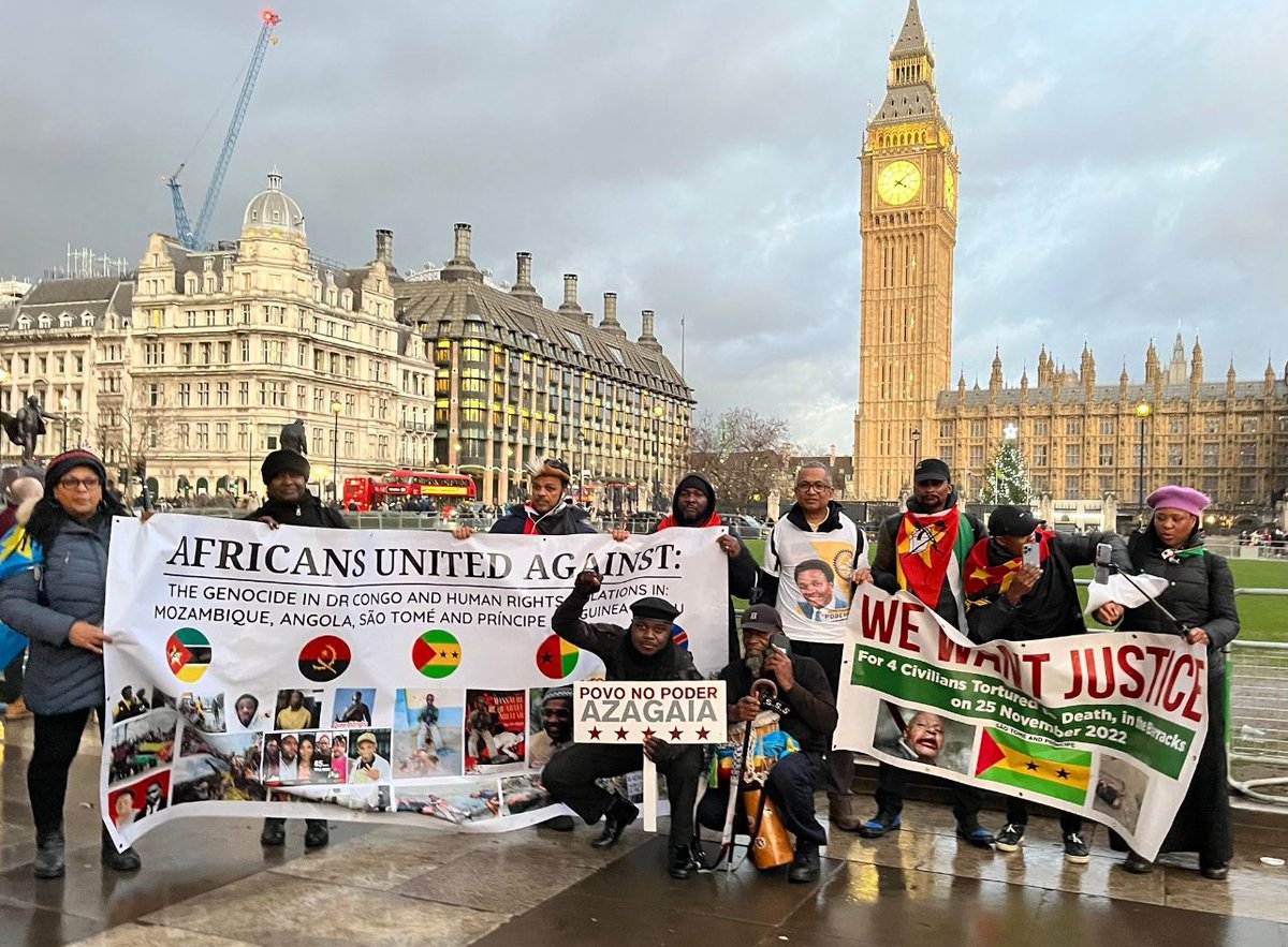 wilkerDias13's tweet photo. We are approximately 24 hours away from the announcement of the results and Mozambicans in the diaspora are continuing their demonstrations in search of electoral truth.
Lisbon, Porto and Londres were the points chosen by the Mozambican community to show what is happening in Moz. https://t.co/UJ7Cef8QP6