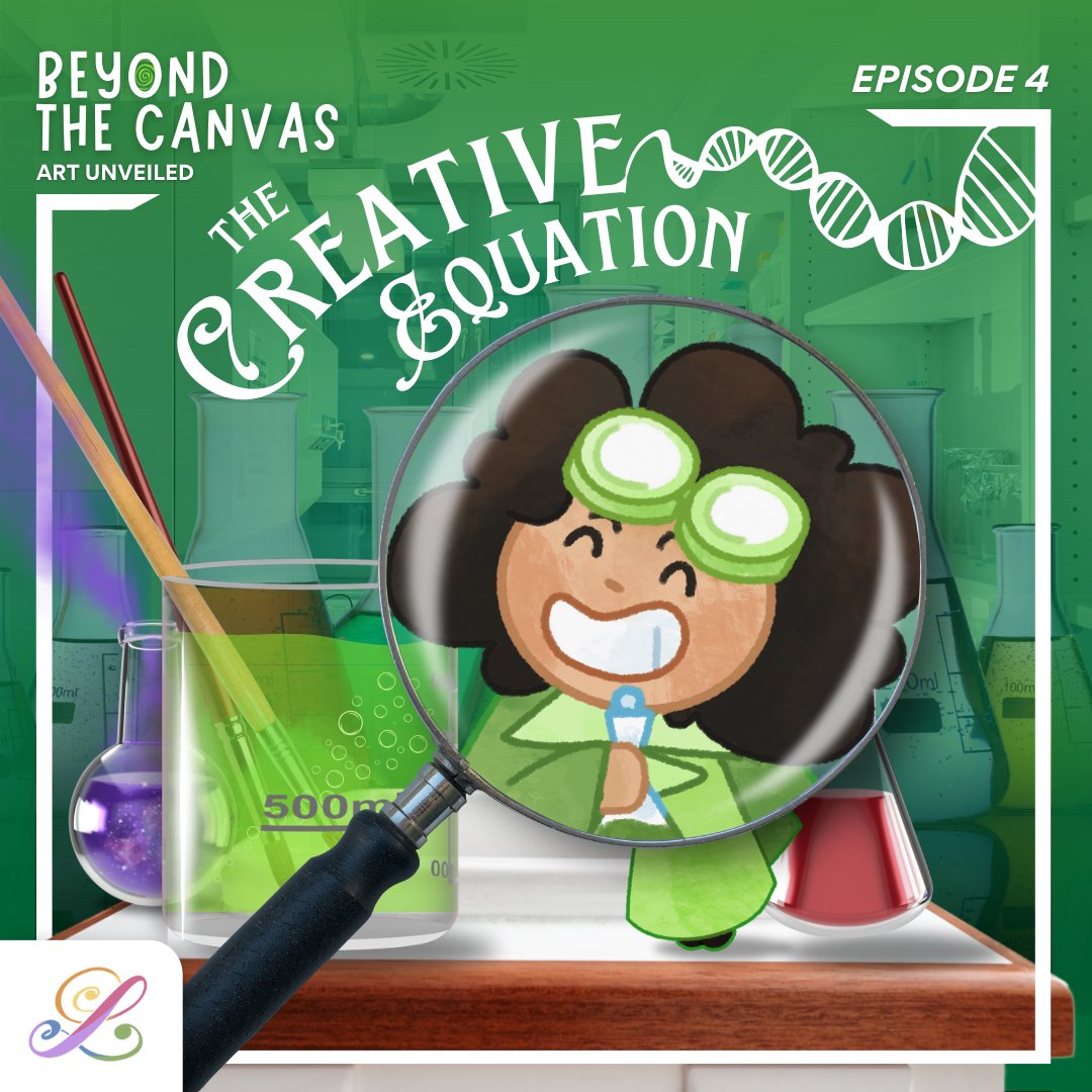 LIKHA_CLC's tweet photo. Love 💗 ain't a science, 🧪 don't need no license 🪪 but you know what is? Art! 🎨 Art is a science and science is art, and we all get to discover more about it in the 4th episode of Beyond the Canvas! 🖼️ https://t.co/6RWbMT82th
