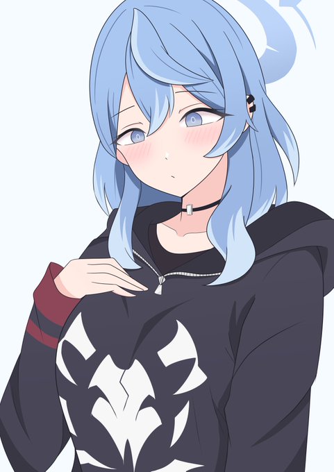 #ブルアカ
カヨコパーカーアコ(再掲)
アコ、毛先の色が若干薄くなってるの可愛い。 