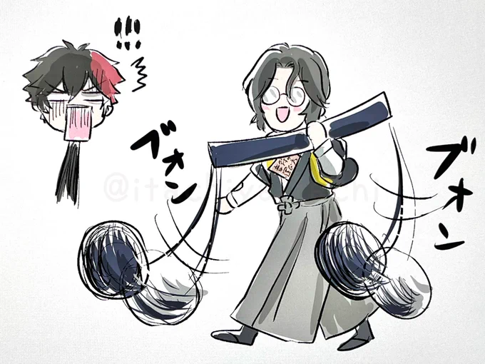 弊本丸の刀剣は男性ブランコに影響を受けています(?) 