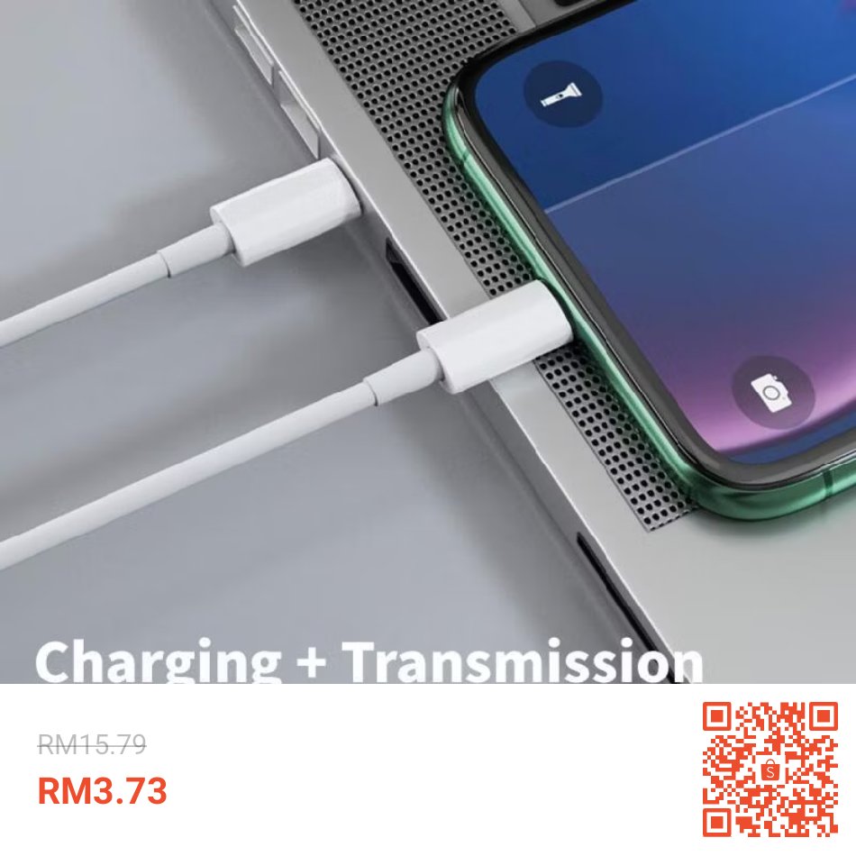 adin1Nabila's tweet image. Wayar type-C  RM3.73 je hampa🥳

Beli di kedai shopee sini 👇
goeco.asia/kKzFqupU

Banyak item lain lagi di kedai sini 👇
biela89.passio.eco

#cabletypec #shopee