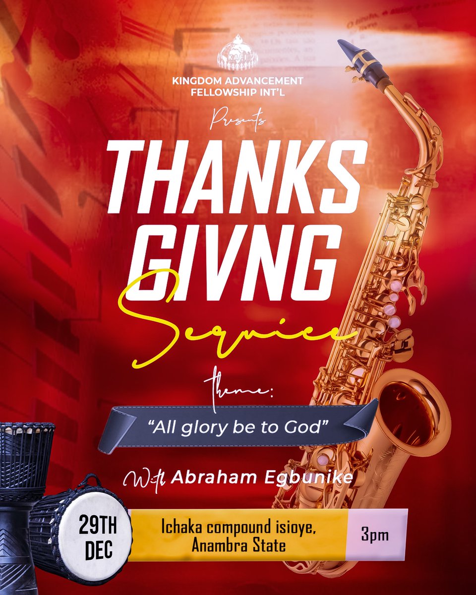 emeksgraphics's tweet image. Here&apos;s one of the church flyer design I made this month ✌️

If anyone needs a professional graphic designer, I&apos;m available for hire... Check out my profile for more details about me.

#GraphicDesign #VisualSolutions #BrandVisibility #DigitalDesign #CreativeServices #design