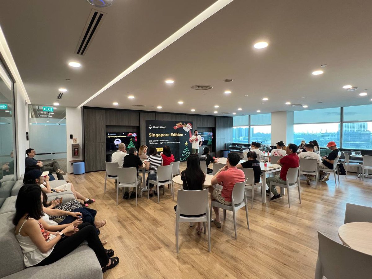 StakeStone_TR's tweet photo. Dün Singapur'da ilk #StakeStoneConnect Noel buluşmamızı gerçekleştirdik.

@berachain @PudgySG @pendle_fi ekiplerine katıldıkları ve değerli fikirlerini paylaştıkları için çok teşekkür ederiz.

Aynı gün @StakeStone_JP de bir buluşma düzenledi. Aşağıdan göz atabilirsiniz ⬇️