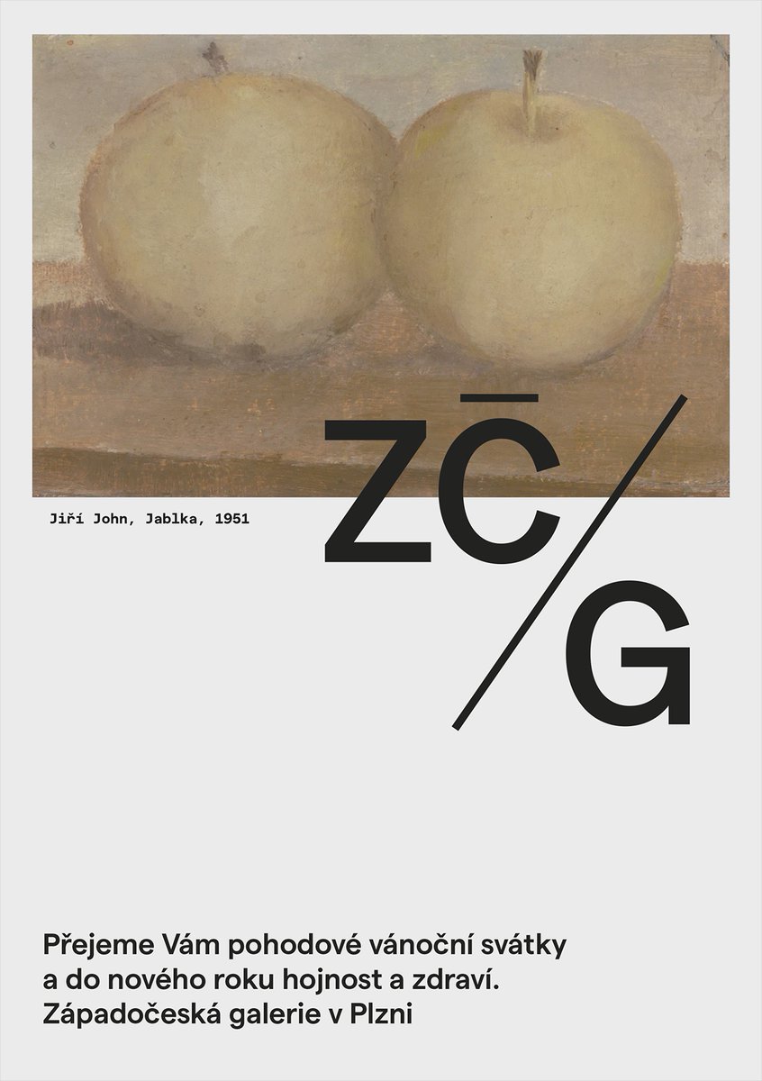 Přejeme Vám pohodové vánoční svátky a do nového roku hojnost a zdraví.
Vaše Západočeská galerie v Plzni