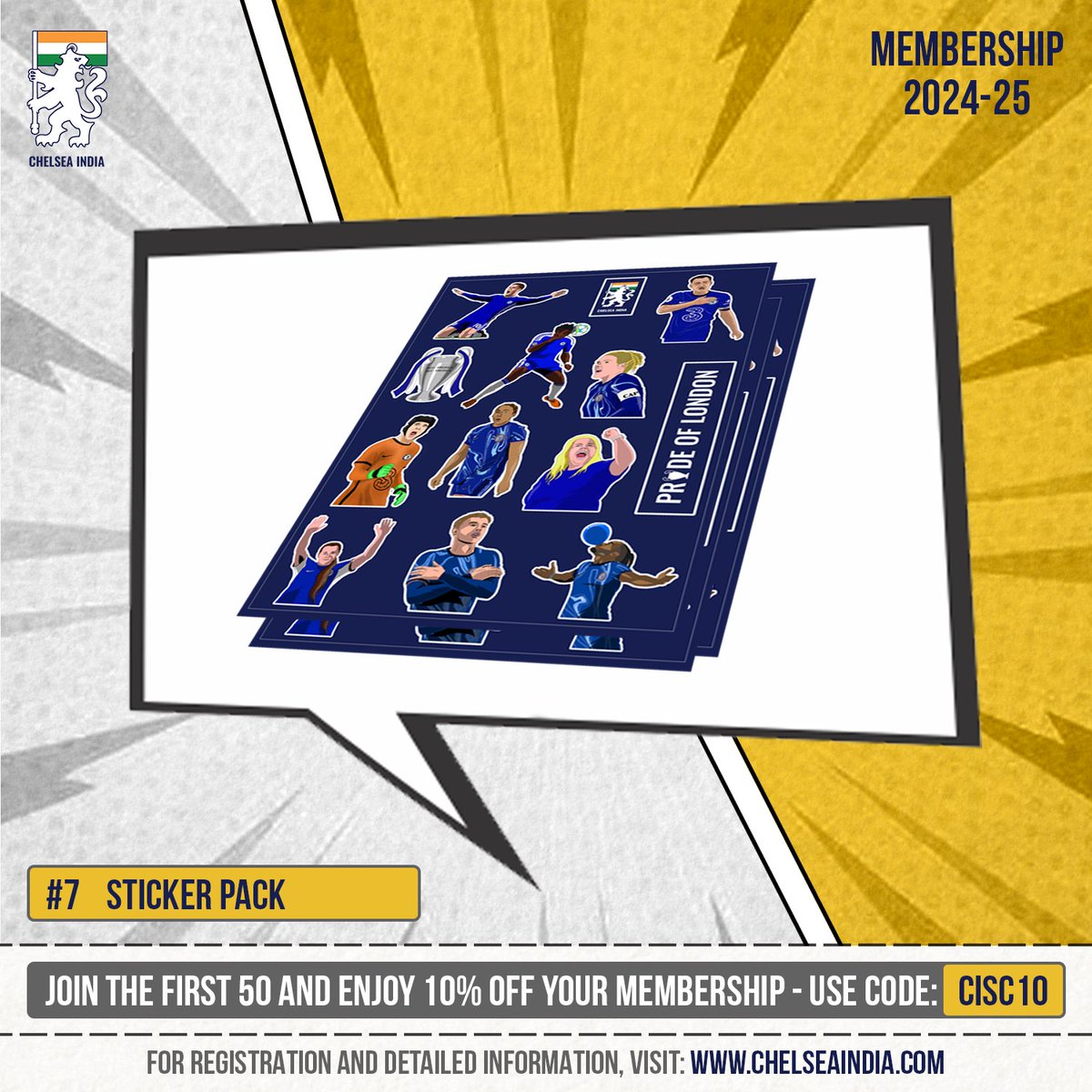 CISCNaviMumbai's tweet photo. From India’s Blue Army to Indian Blues’ 🇮🇳💙

Get your hands on our exclusive merchandise by signing up for our membership today! 🔥

Have A Look At What All Is In The Membership Goodie Package 🎁

(1/2)

Head to https://t.co/HHknZg7ESx

#Chelsea #CFC #ChelseaIndia #CISCNM https://t.co/h3Gr1m1tdq