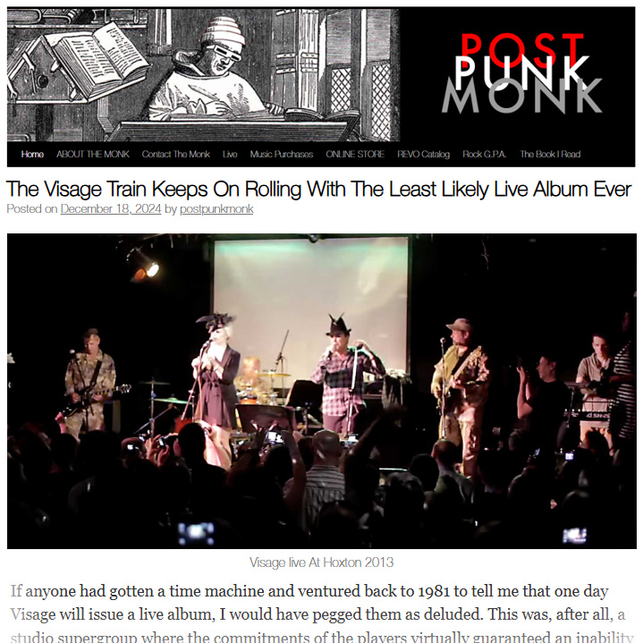 "Steve Strange &amp; Lauren Duvall on vocals, Steve Barnacle on Bass &amp; Robin Simon on guitar. Logan Sky had contributed synth programming on the album &amp; stepped into the live keyboard role, which he’d continue to occupy for the rest of the band’s lifespan."

postpunkmonk.com/2024/12/17/the…