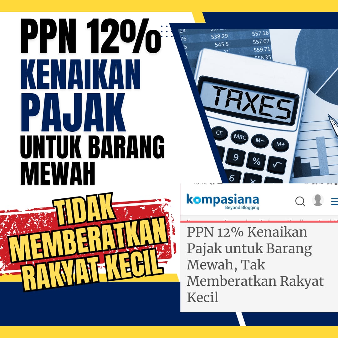 Kenaikan PPN memperberat kalangan menengah ke bawah di Tengah banyak PHK​

Ketika daya beli terjaga, maka permintaan terhadap barang dan jasa terjaga. PHK saat ini banyak disebabkan oleh permintaan ke penyedia barang lain bukan karena berkurangnya daya beli. ​

PPN Berkeadilan