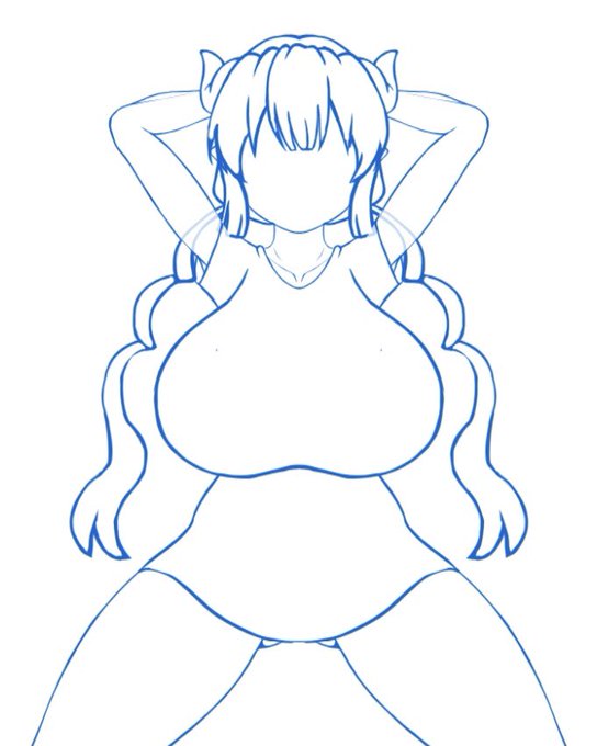 (サイズに納得してない顔) 