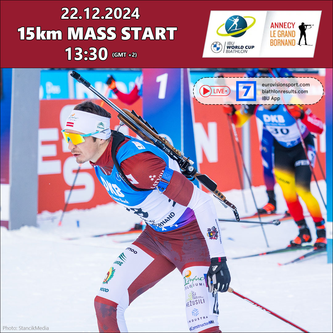 Rastorgujevs's tweet image. Biatlons ir neprognozējams un dažkārt atliek paļauties uz veiksmi. 🍀

15km masu starts šodien 13:30!
Tiekamies trasē un pie TV ekrāniem. 🤞

#TeamRastorgujevs 🇱🇻