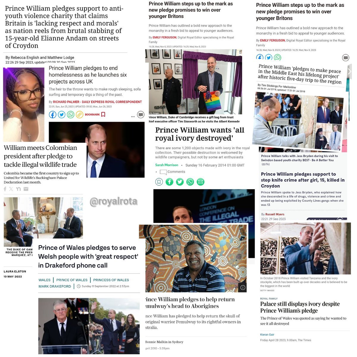 BirdInda7898's tweet photo. @LBC Prince William Pledges to Stop Pledging. #PrinceOfPledging https://t.co/1pjjn3naDs