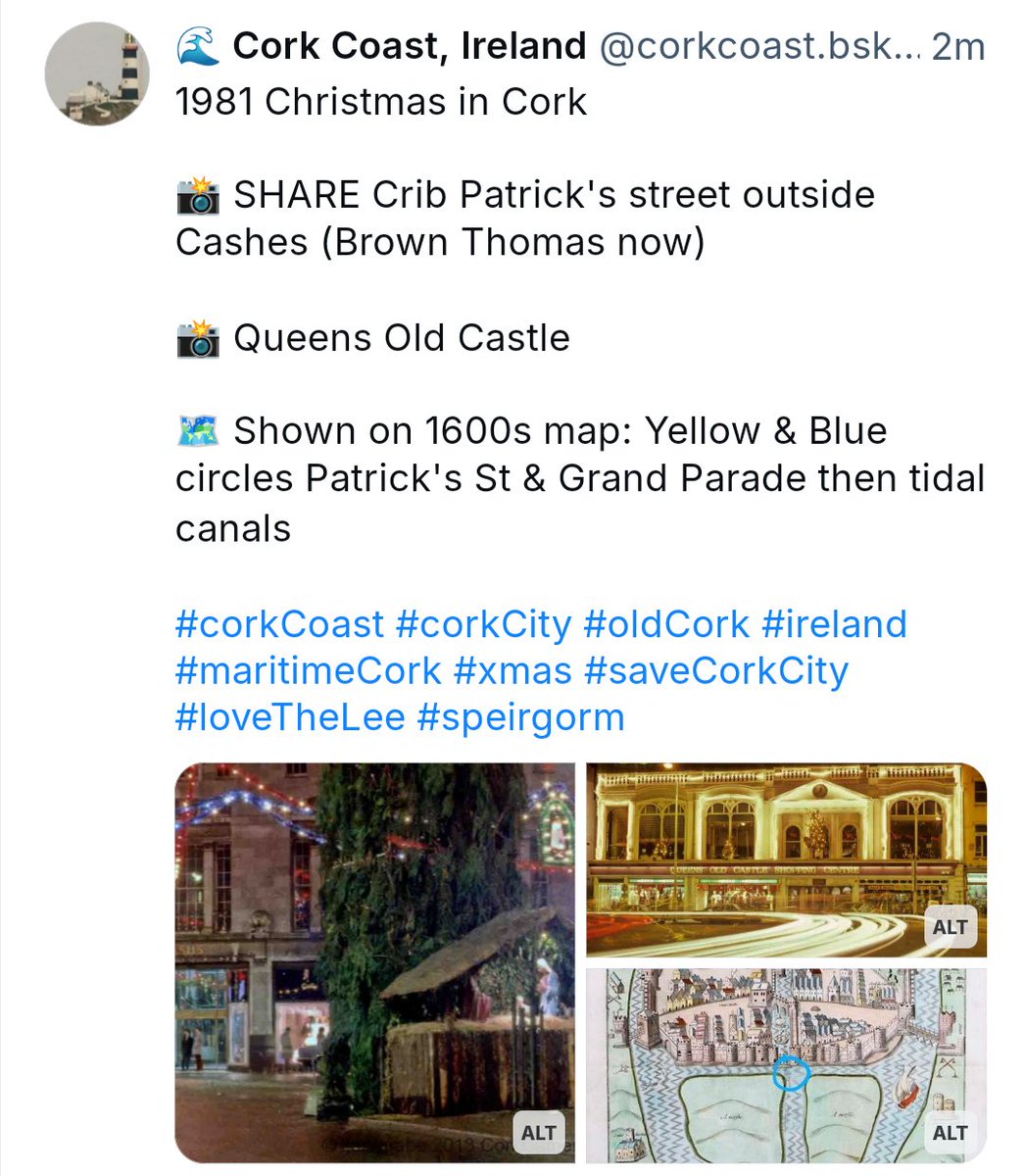 🌊 Cork Coast (@corkcoast) on Twitter photo bsky.app/profile/corkco…
#corkCity #oldCork #maritimeCork #xmas #saveCorkCity #loveTheLee #speirgorm bsky.app/profile/corkco…
#corkCity #oldCork #maritimeCork #xmas #saveCorkCity #loveTheLee #speirgorm
