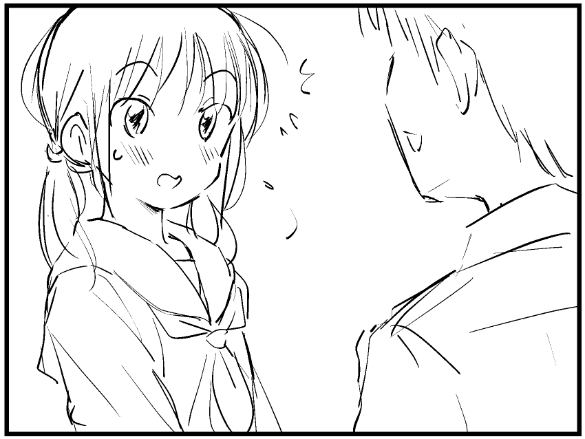 クリスマスも近いので(?)、ヒメわかを描いてます。 