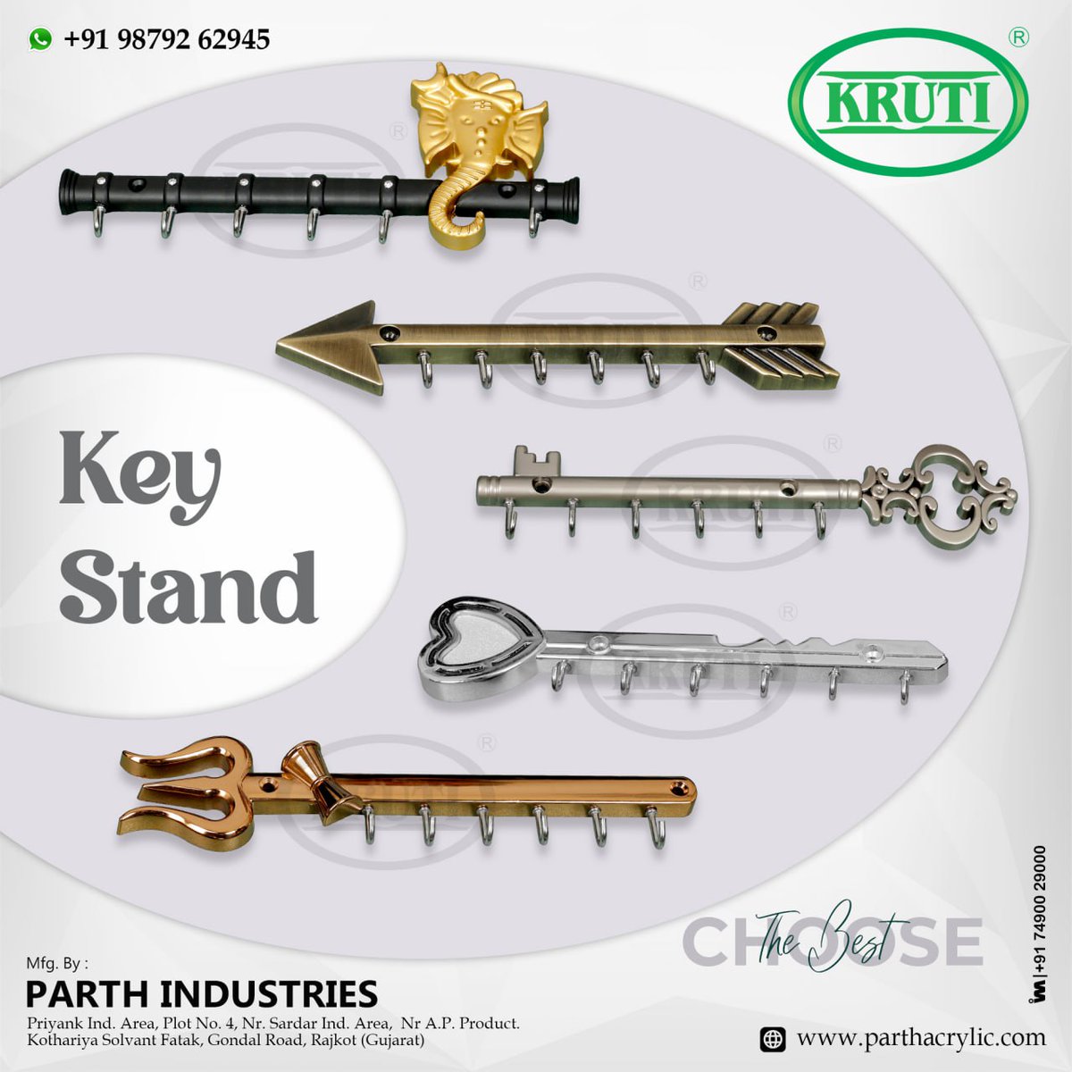ibais_hardware's tweet image. PARTH INDUSTRIES - RAJKOT

For enquiry via WhatsApp click:
ibais.biz/9879262945

Mr. Hiteshbhai Vasoya - 98792 62945
#keystand #hardware #hardwarefitting #fittingproduct #interiordesign #keyhardware
.
@ibais_hardware