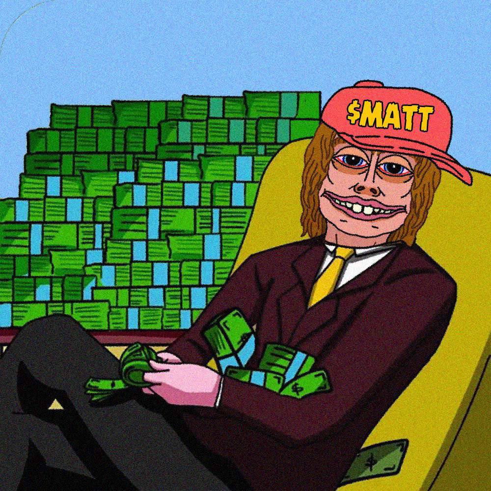 BasedMattFurie's tweet photo. Matt Furie is Etched In The Blockchain as 0x50 and is programmed just like  Landwolf, Andy, Birddog, Pepe and Brett. We’re the boys club! https://t.co/C3h6L8BIBx