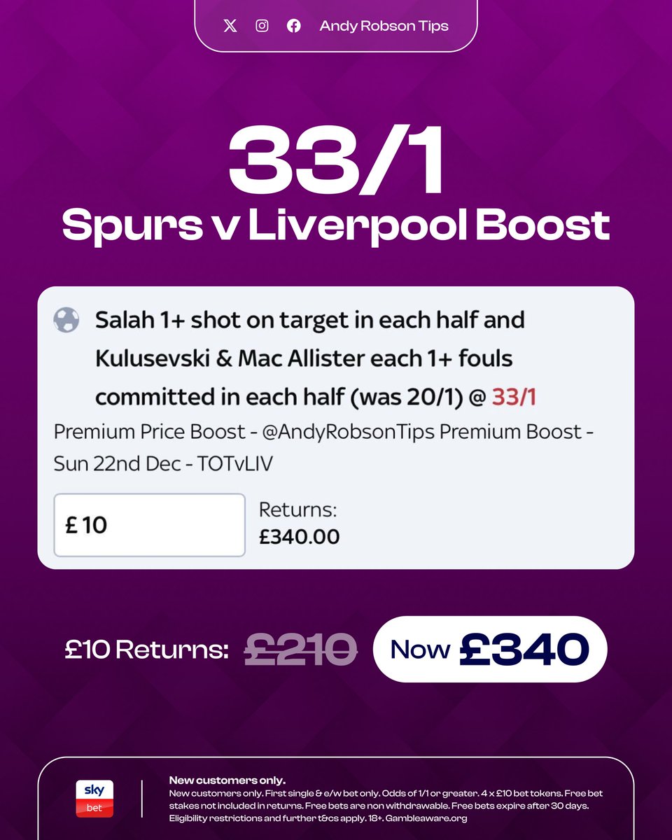 🎩 Andy’s Football Tips tweet media