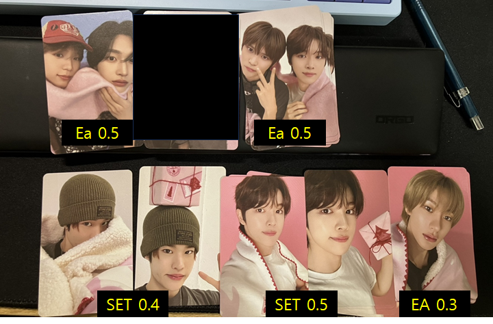 WTS
2024 SM 광야 핑크 크리스마스
라이즈 RIIZE
poca proof o 
준등기+0.18 

open.kakao.com/o/s6CegZDf
kwangya unit 유닛 성찬 쇼타로 원빈 은석 소희 앤톤