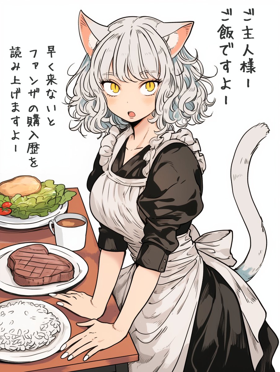 Inakamonor's tweet photo. こんなメイドは嫌だ https://t.co/sQ3zYe00Rm