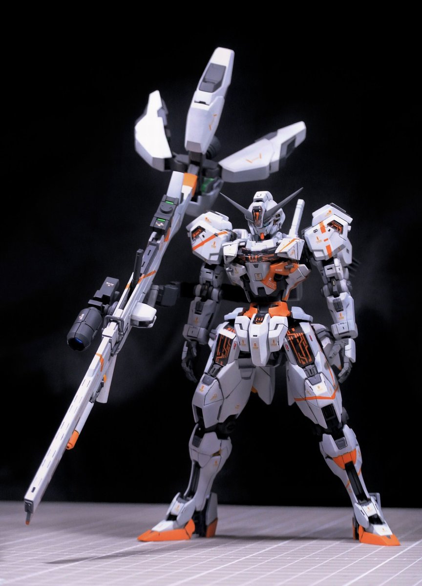 yukitakuya424's tweet image. HG 1/144 

X-EX01
GUNDAM CALIBARN [Test type]

完成しました。