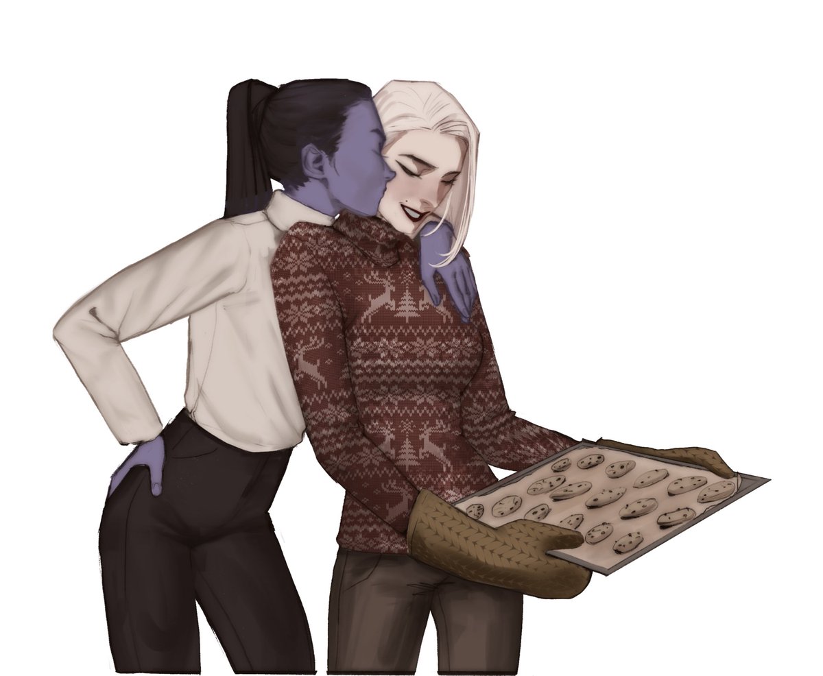 🥰🍪 #overwatch #widow #ashe