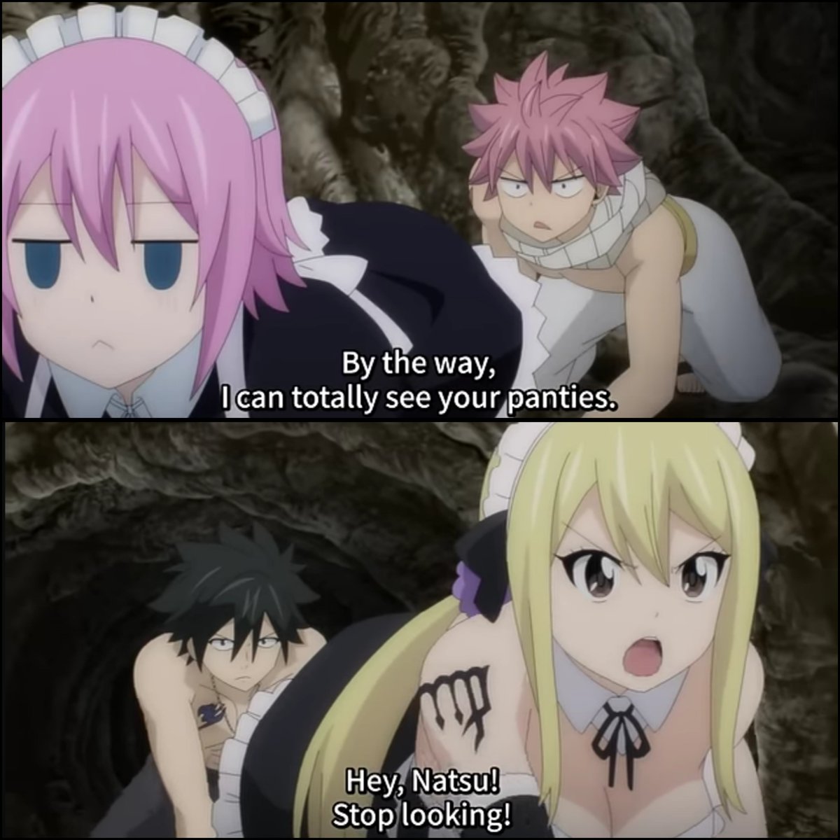 She's jealous 😏

#NatsuDragneel #LucyHeartfilia #NaLu
#FT100YQ