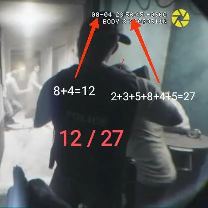 NikTek's tweet photo. The GTA 6 Trailer 2 date was all hidden in Trailer 1 there, in plain sight... we're not going insane brothers (we're literally schizophrenic) https://t.co/G3gKKBetDX