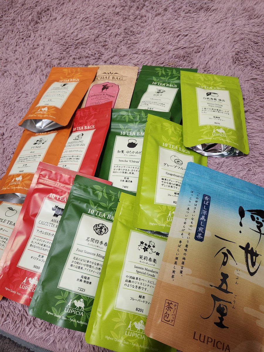 miyachi55's tweet photo. ルピシアの福袋とどいた☺️ https://t.co/xeYak5V7Gl
