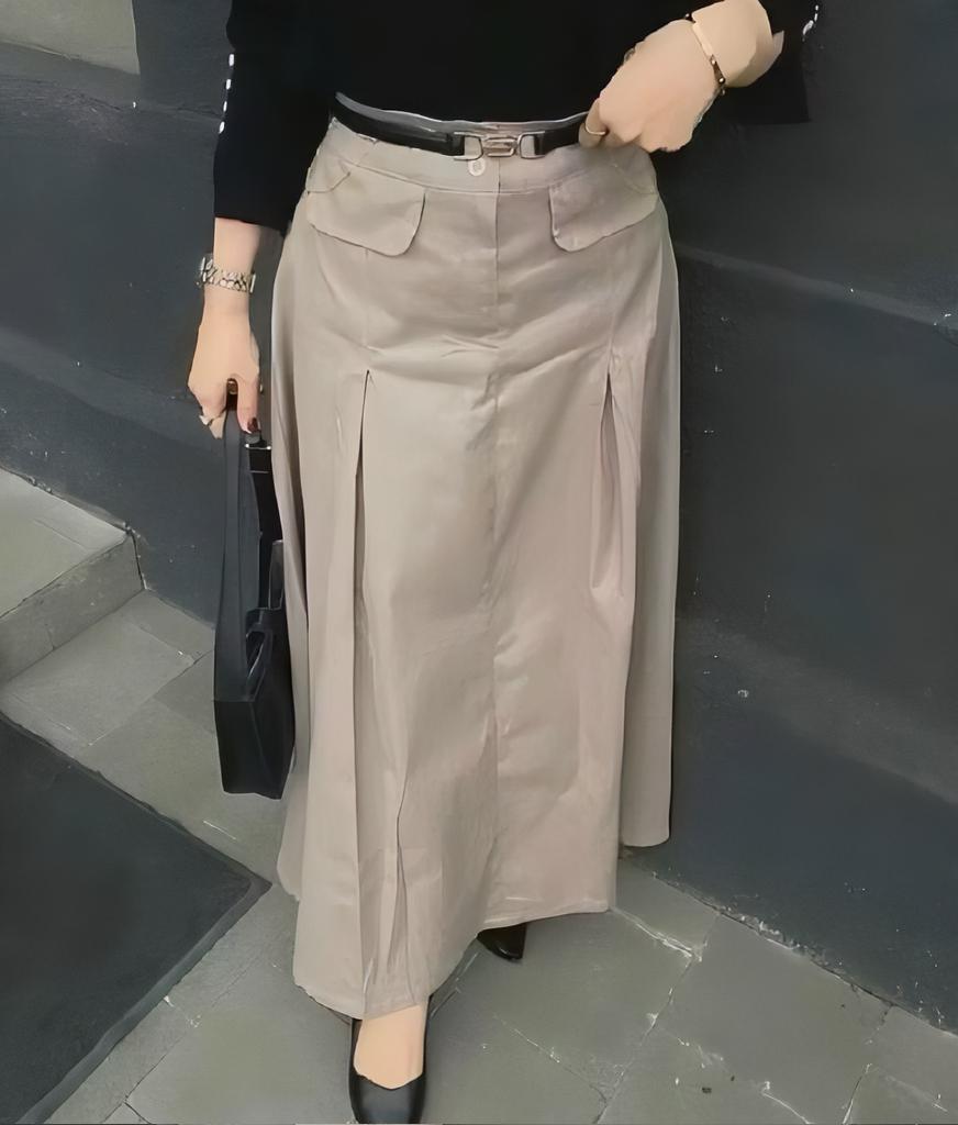 pingkymoon's tweet photo. mau look elegan &amp; feminim? cobain deh pakek skirt kaya gini, kesannya cantik &amp; rapi 🤗🫶🏼 https://t.co/DaClmawKUa