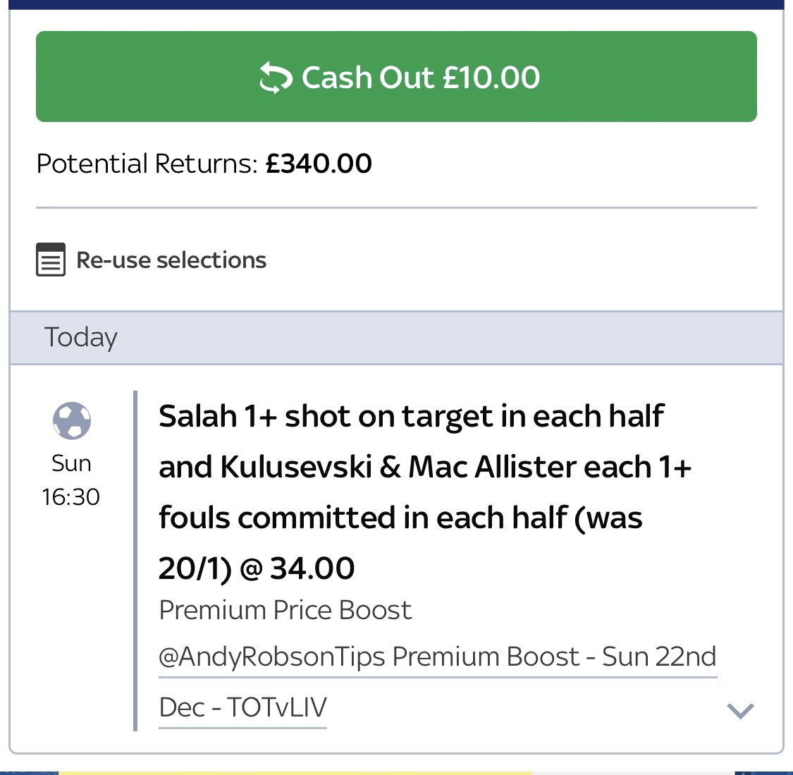 RayJoeH's tweet photo. @AndyRobsonTips There! https://t.co/uPHGroyLbQ
