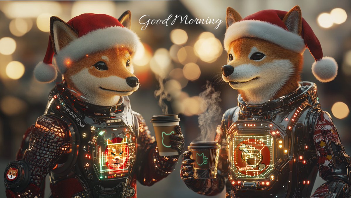 Shibizens's tweet image. Gm! 

What do you think BONE is whispering to SHIB this morning? 

Probably something like, “Don’t worry, buddy, I’ll carry us to the top… but you owe me treats!